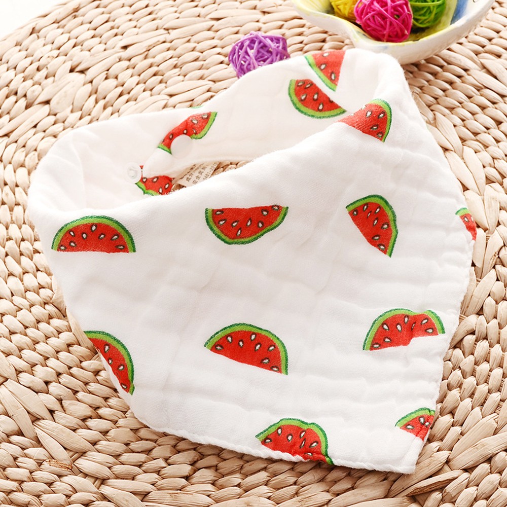 Baby Towel Newborn Cotton Triangle Burp Cloth Waterproof Bandana Bibs Baby Feeding Smock Burp Cloths Gauze Saliva Towel Baby Stuff