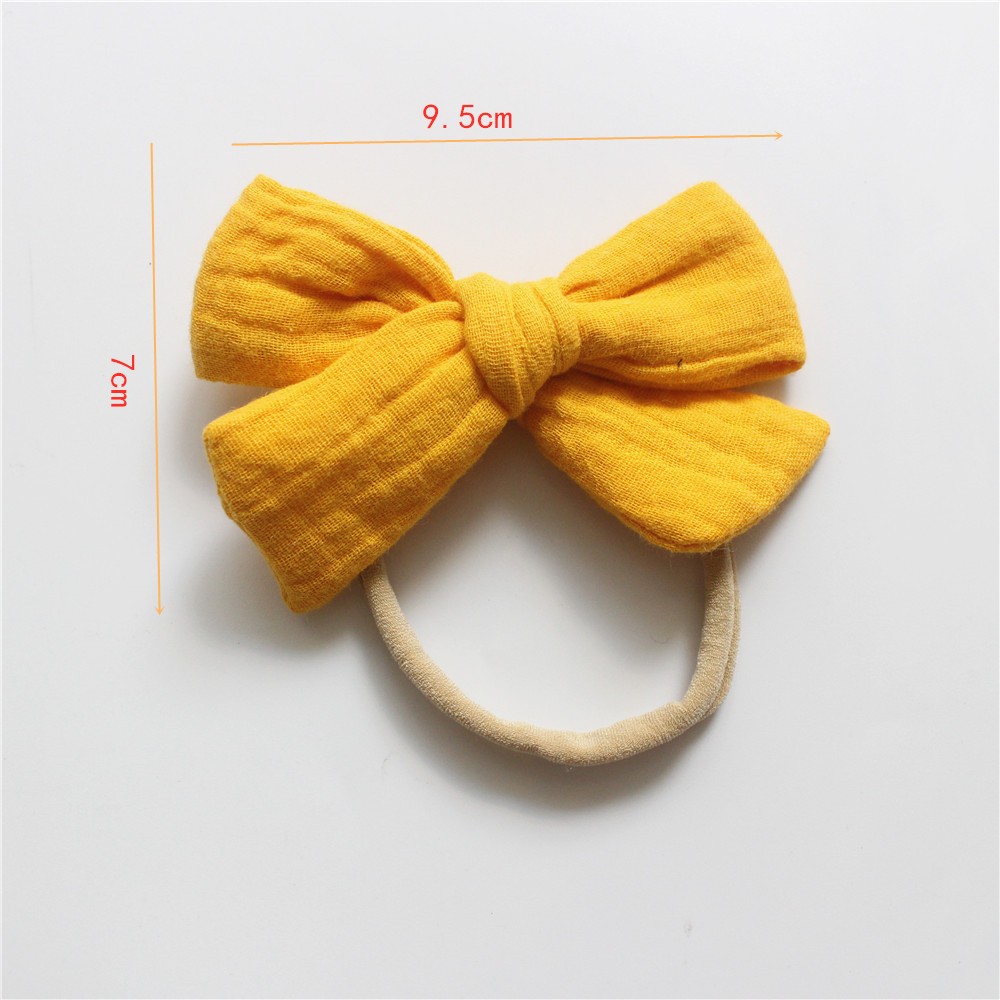 Cotton Baby Girl Headbands Bows Hair Bands For Kids Hair Accessories Infant Items Little Girl Toddler Headband Newborn Baby