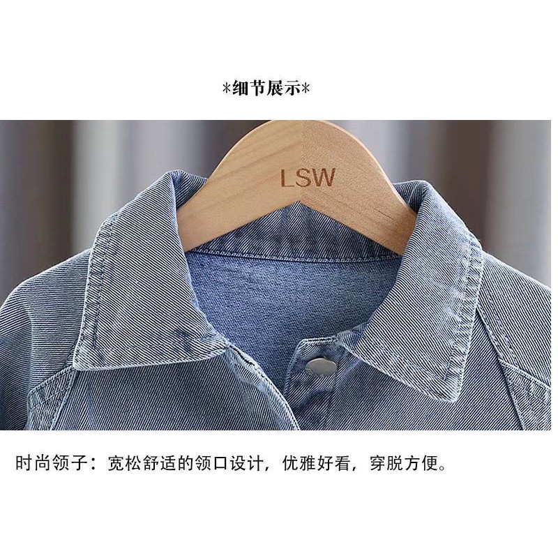 Spring Autumn 1-5year Children Denim Jackets Trench Jean Sequins Jacket Girls Kids Clothes Baby Lace Coat Toddler Casual Outerwear