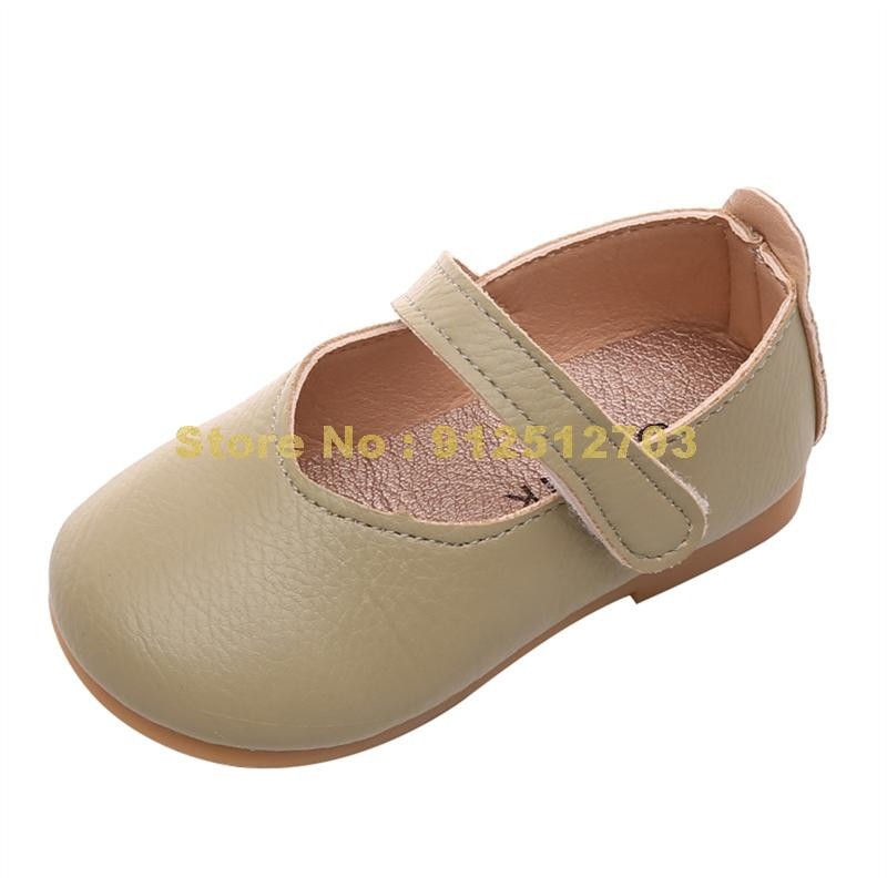 Girls candy color baby girl basic kids flats autumn new fashion anti-slip toddler baby shoes