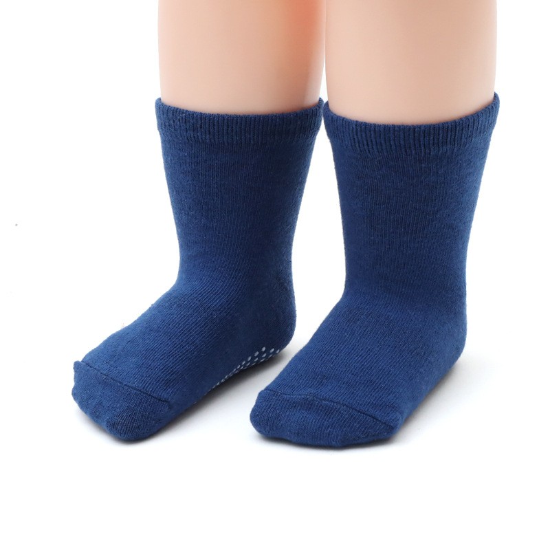 Boys and Girls 6 Pairs Socks 0-6 Years, Cotton, Kids, Non Slip, Short Cut, Elastic Grips, Four Seasons