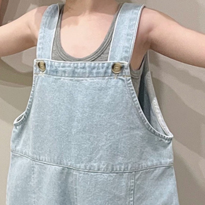 Kids Jeans Overalls for Girls Fashion Jeans Casual Rompers Denim Pants for Kids Clothes Children Teens Outwear Outfits