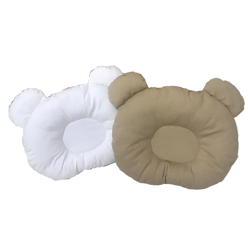 Kids Pillow Polyester Cotton Soft Anti-biased Cervical Pillow Cute Breathable Pillow Flat Head Correction Stereoscopic Pillow