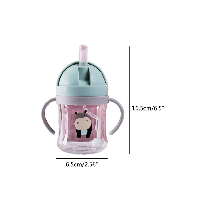250ml Baby Feeding Cup With Straw Baby Learn Feeding Drinking Bottle Sippy Cup