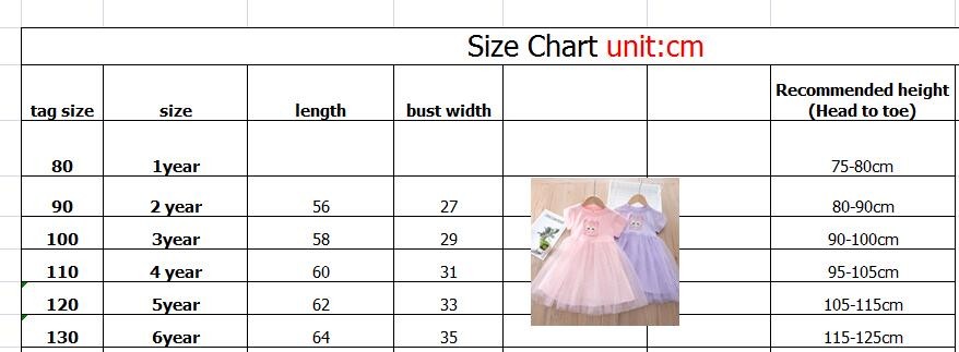 Fashion Summer Kids Clothes Cartoon Short Sleeve Princess Mesh Dress Baby Girls Birthday Costume Korean Pretty Vestidos