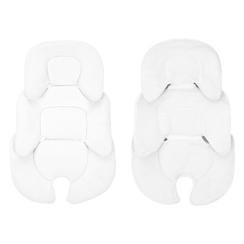 Baby Stroller Cushion Infant Car Seat Insert Head Body Support Pillow Stroller Thermal Mattress Mesh Breathable Liner Neck Mat QX2D