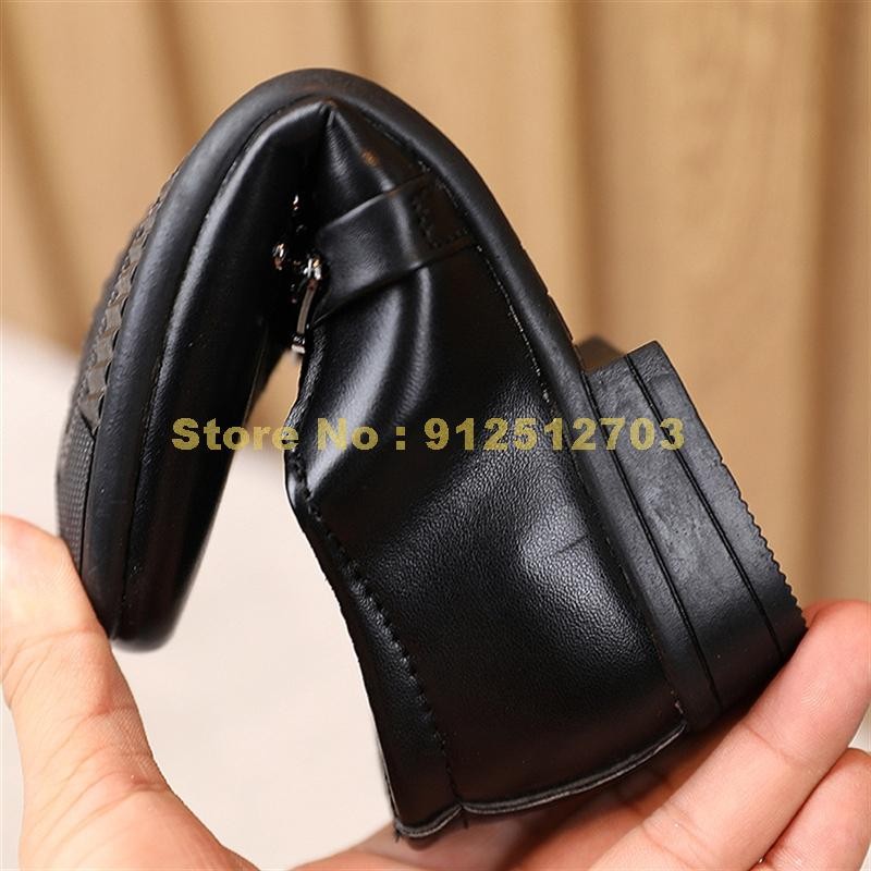 Autumn boys leather solid color soft bottom kids performance fashion rivet boys dress shoes