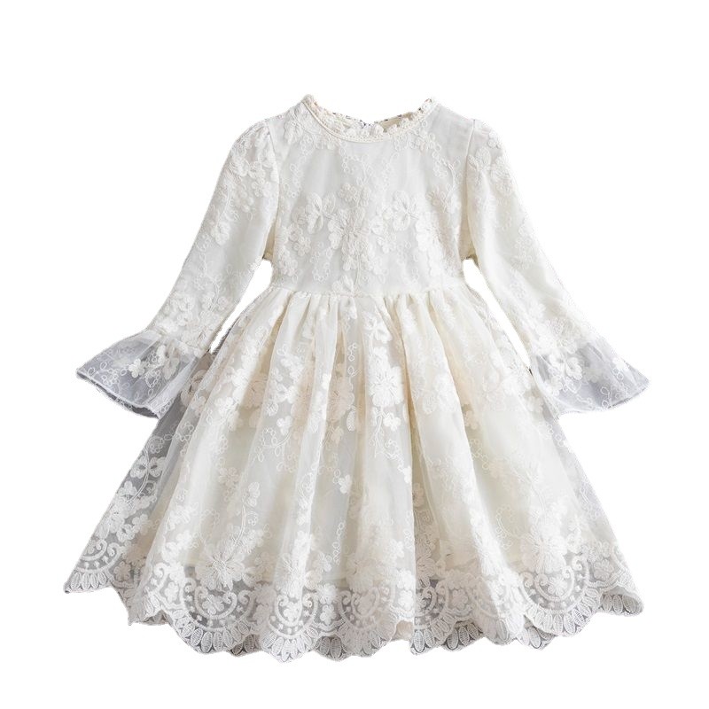 Spring and summer girls lace dress adorable cute baby dress