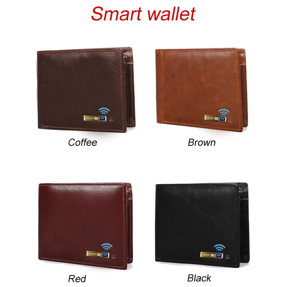 SmartLB Smart Fashion Wallet GPS Bluetooth Tracker Gift for Father's Day Slim Credit Card Holder Inscription