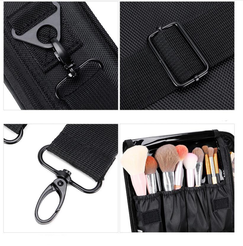 Women's Luminous Travel Cosmetic Bag,Multifunctional Zipper Makeup Bag,Large Capacity Organizer Bag,Luminous Geometric Bag