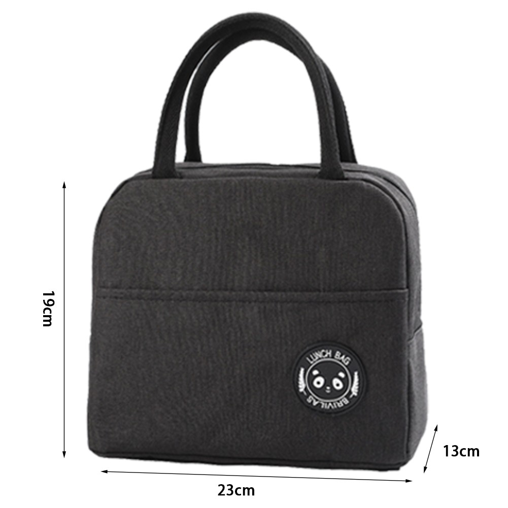 Picnic Oxford Cloth Insulation Bags Portable Drink Cooler Bag Lunch Bento Thermal Carrier For Office Work School Camping