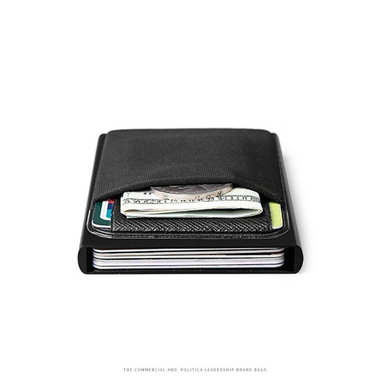 Aluminum ID Card Holder, Business, Metal, for Men, Radio Frequency