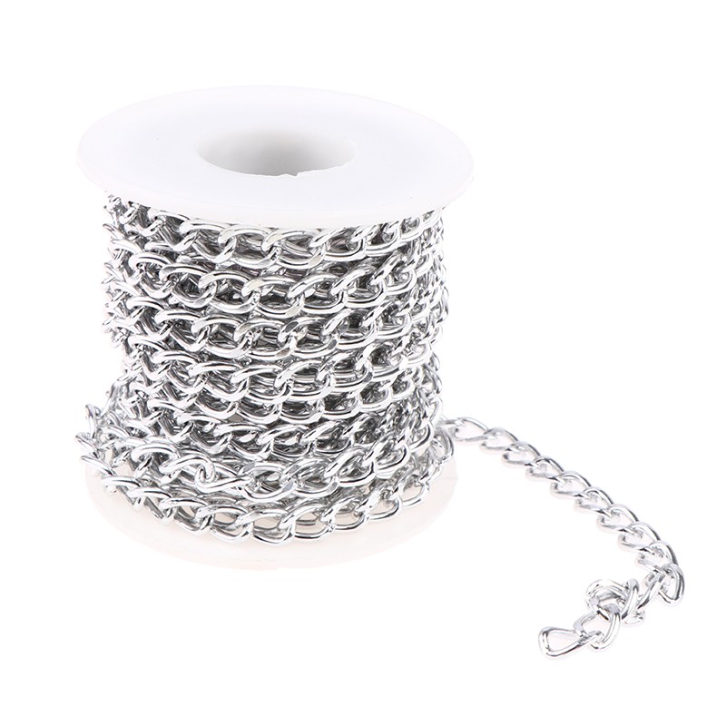 2m/roll DIY Handmade Metal Chain for Making Handbag Bag Parts Accessories 2 Colors