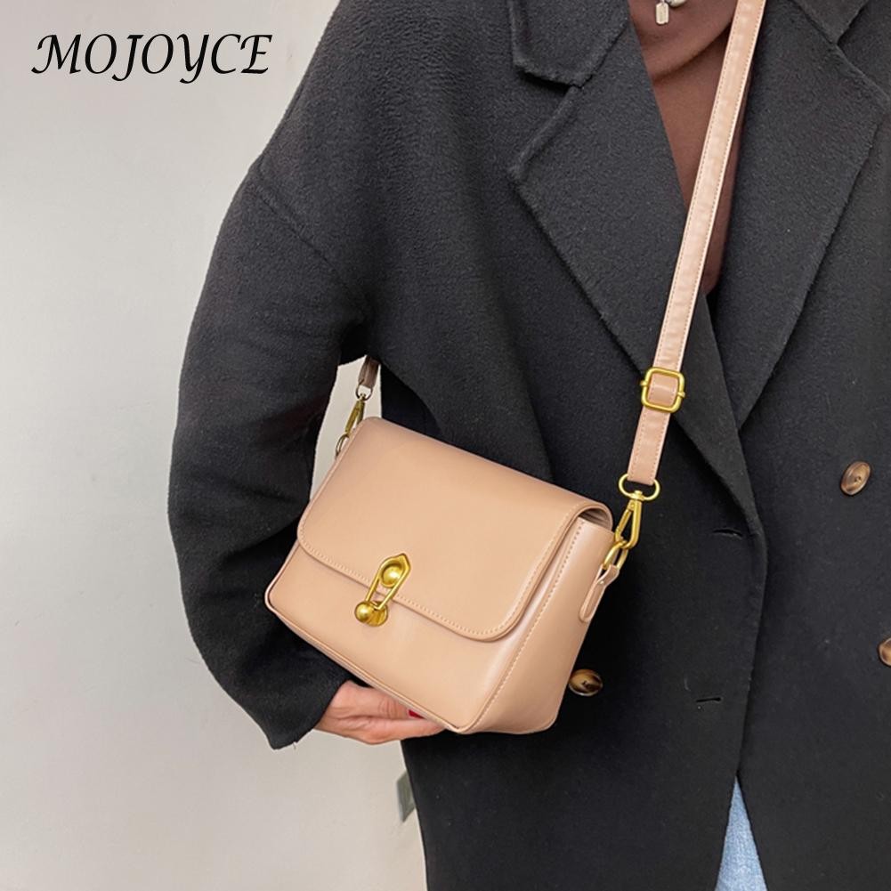 Women Shoulder Bag PU Leather Solid Color Casual Bags Fashion Ladies Small Wallet Mobile Phone Bag Flap Messenger Bag