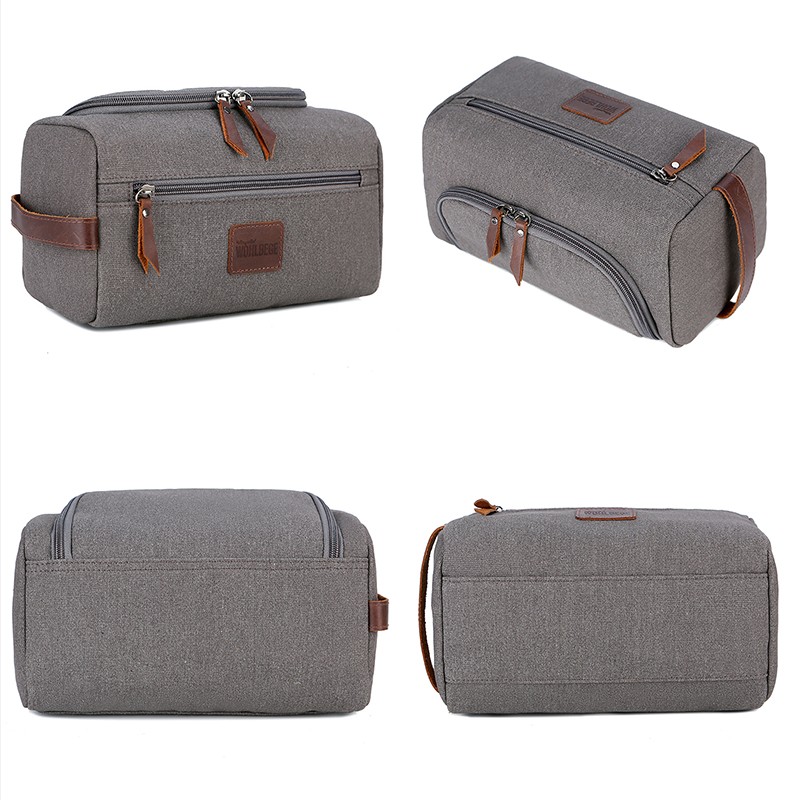 Men Pencil Bag Unisex Portable Travel Cosmetic Bag Casual Zipper Make Up Makeup Bag Organizer Storage Pouch Toiletry Bags