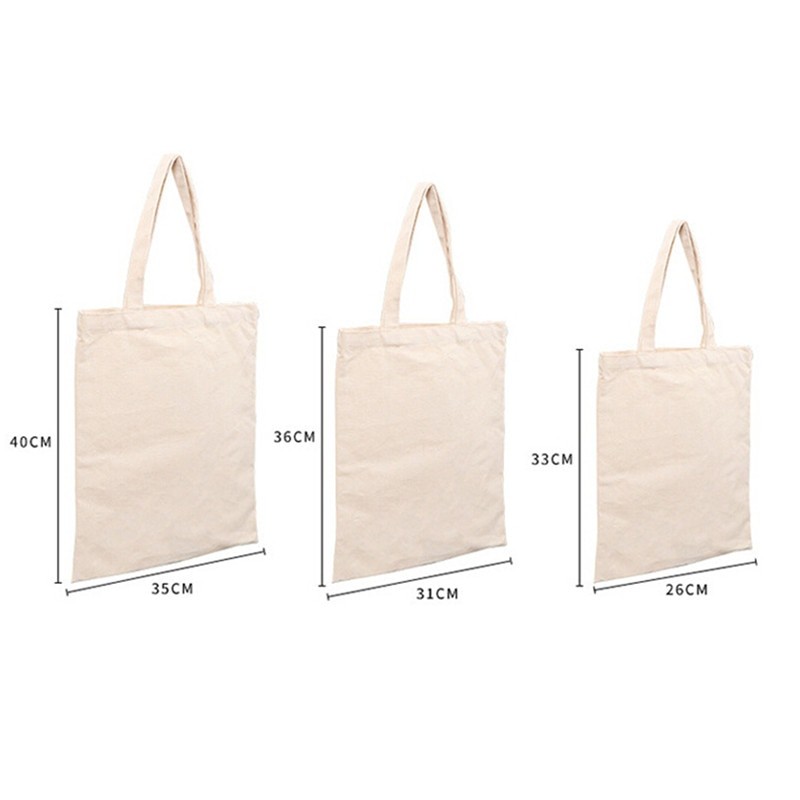 Canvas tote bag casual beach handbag eco-friendly shopping bag daily use foldable canvas shoulder bag canvas tote for women female