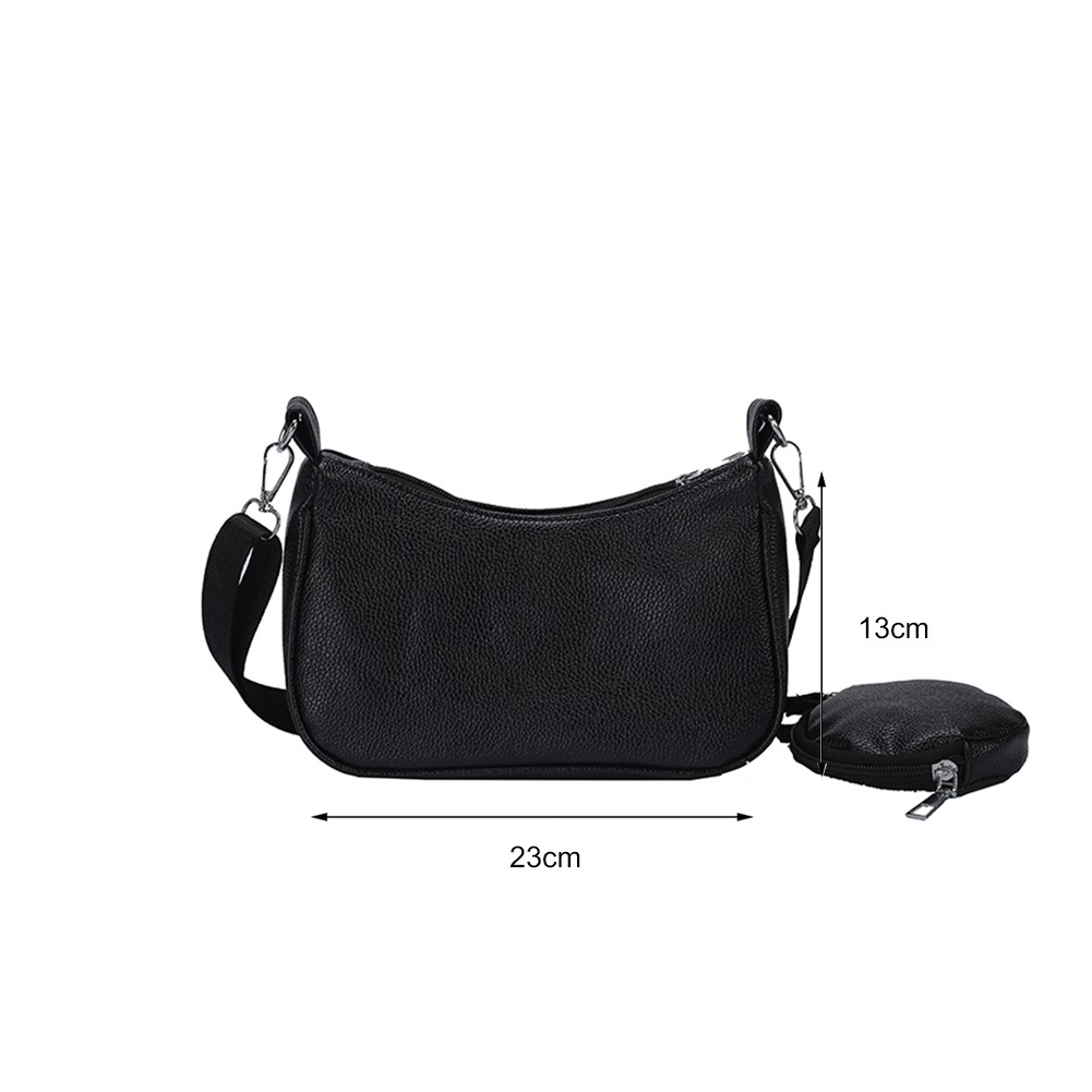 Leisure female messenger bag 2022 spring summer new fashion popular armpits small shopper bag simple single canvas shoulder bags