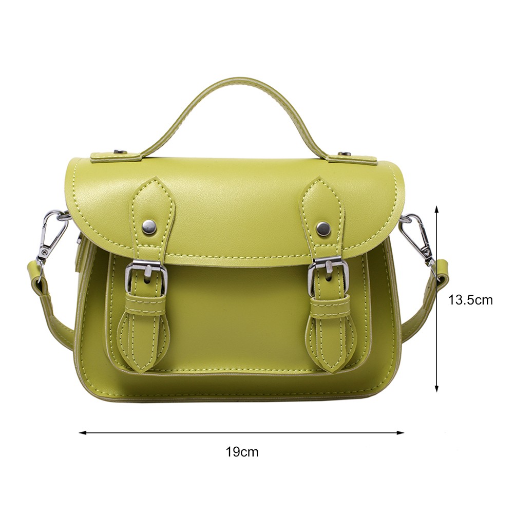 Vintage Messenger Bag Women Buckle Flap Small Shoulder Bag Luxury Brand Crossbody Bag PU Leather New Designer Female Bag