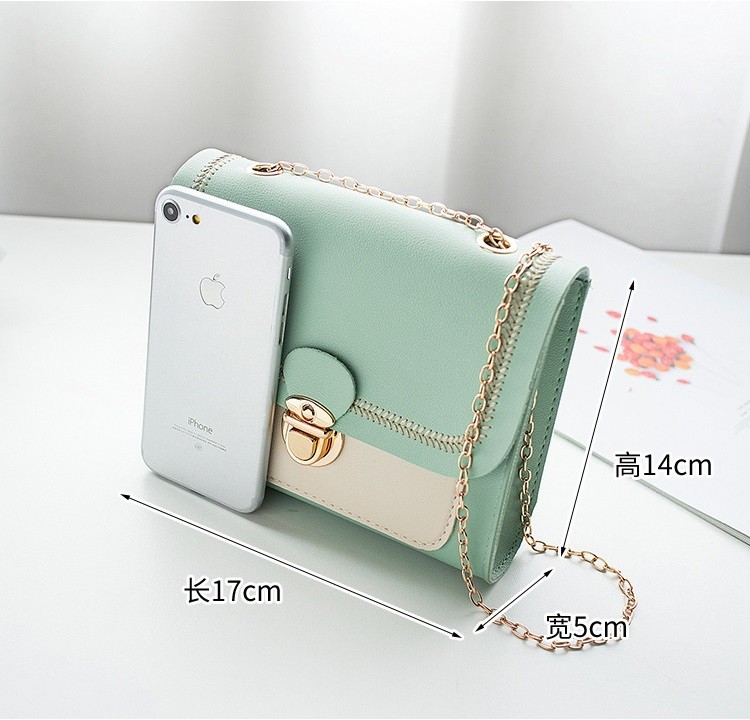 Xierya Fashion Small Square Box One Shoulder Messenger Bag Coin Purse New Fashion Women Bag Single Shoulder Clutch Bag