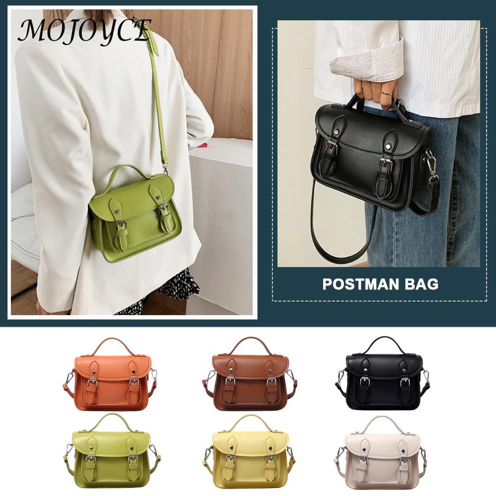 PU Leather Solid Color Flap Messenger Bag Design Lady Casual Flap Crossbody Bag For Women Christmas Gifts