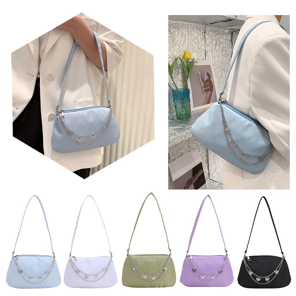Creative Women Nylon Zipper Bag Lady Small Casual Messenger Bag for Shopping Travel Women Birthday Party Gifts