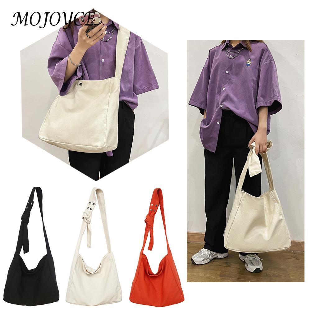 Fashion Women Canvas Handbag Ladies Large Capacity Crossbody Shoulder Bag Shopping Travel Handbag For College Students