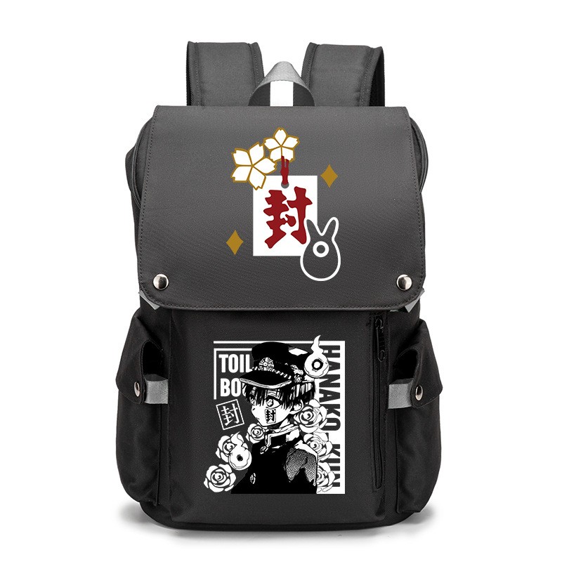 Anime Toilet Bound Hanako-kun Backpack Cartoon Large Capacity School Bag Fashion Multifunctional Laptop Backpack Travel Bag