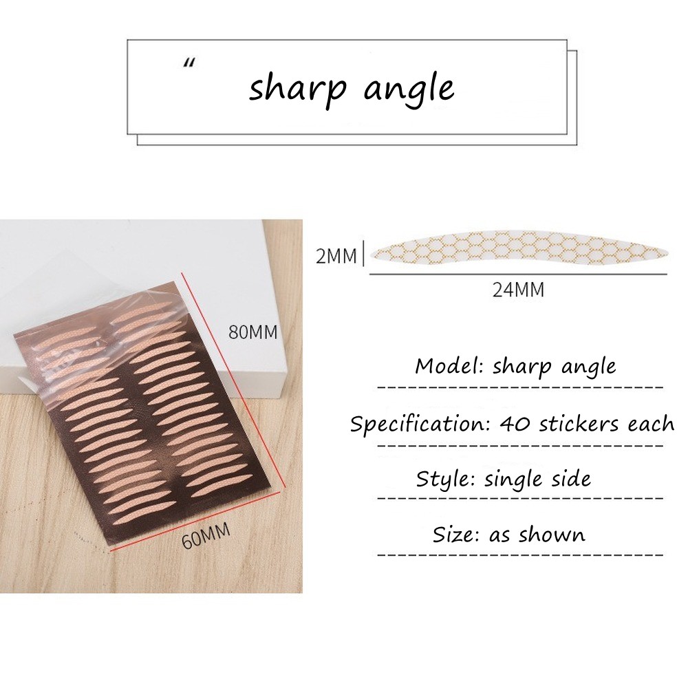 1 Sheet Invisible Eyelid Sticker Transparent Lift Eye Strips Waterproof Double Eyelid Tape Lace Eye Lift Strips Makeup Tool