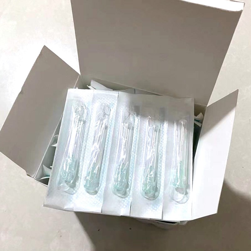 32g puncture needle transparent syringe injection glue clear tip cap for pharmaceutical injection needle 32g 4mm 13mm