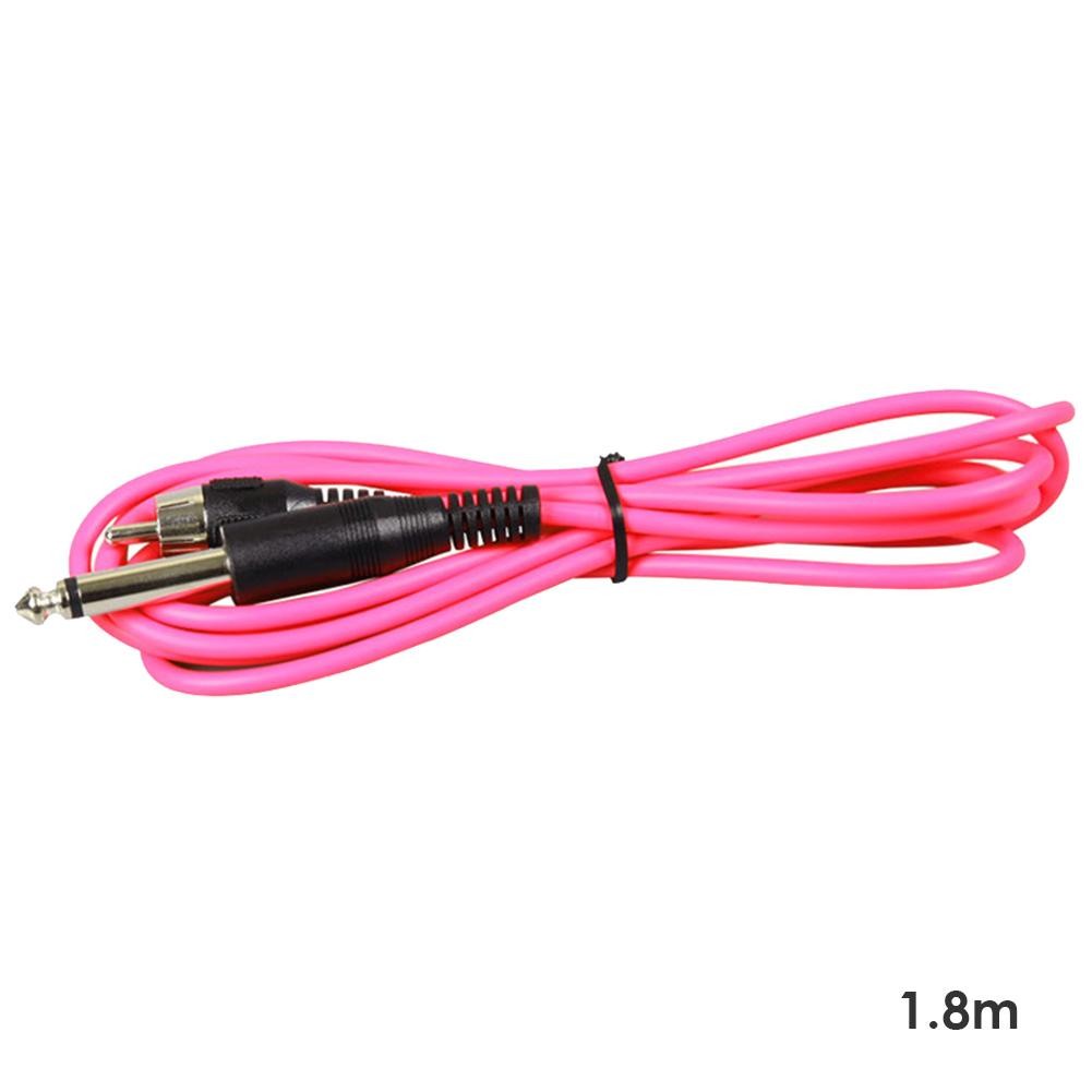 90 Degree Right Angle Tattoo RCA Clip Cord With Silicone Cable Tattoo Accessories Ultra-thin Cable Convenient And Practical