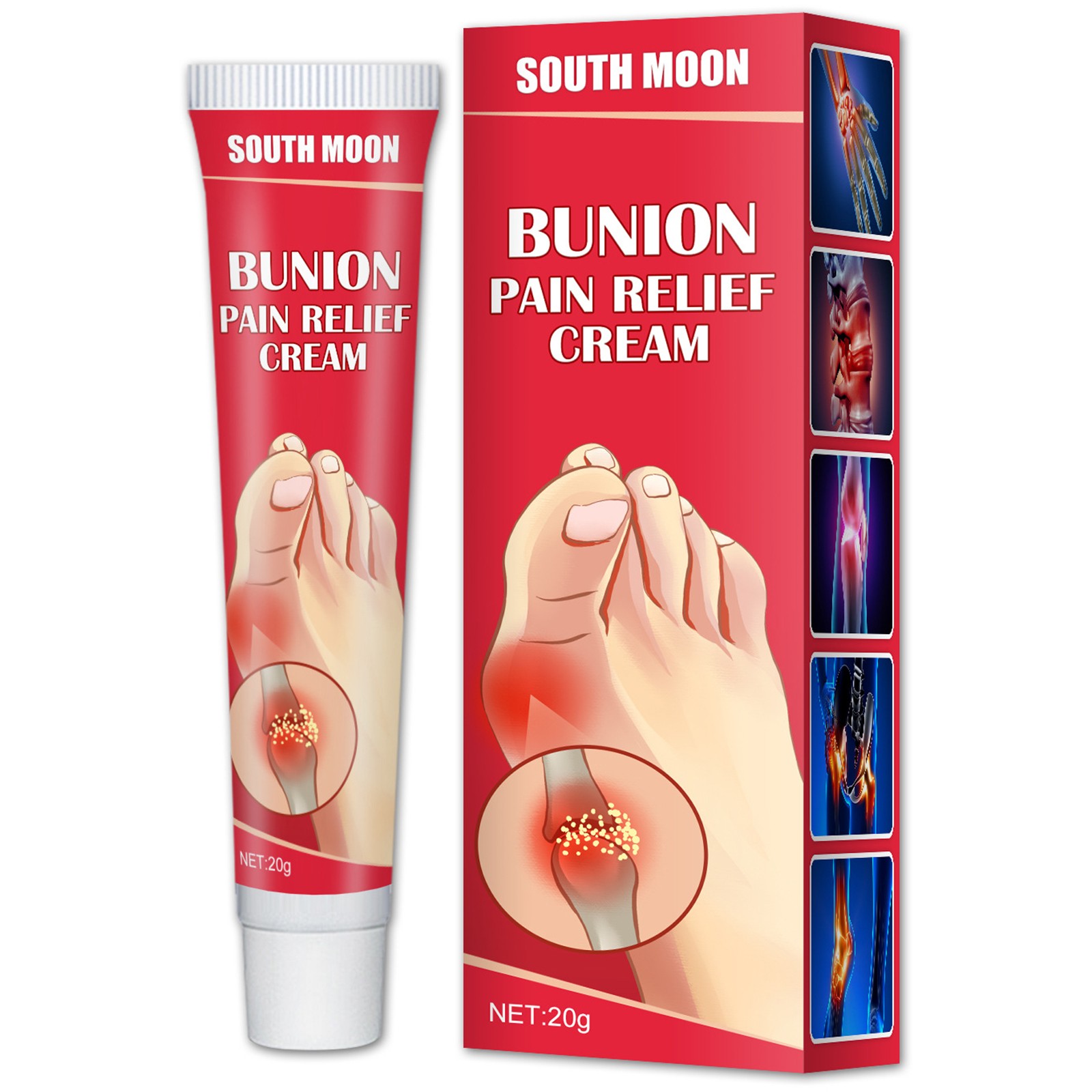 20g Bunion Gout Pain Relief Ointment Toe Joint Valgus Corrector Cream Hallux Knee Lumbar Arthritis Treatment Medical Plaster