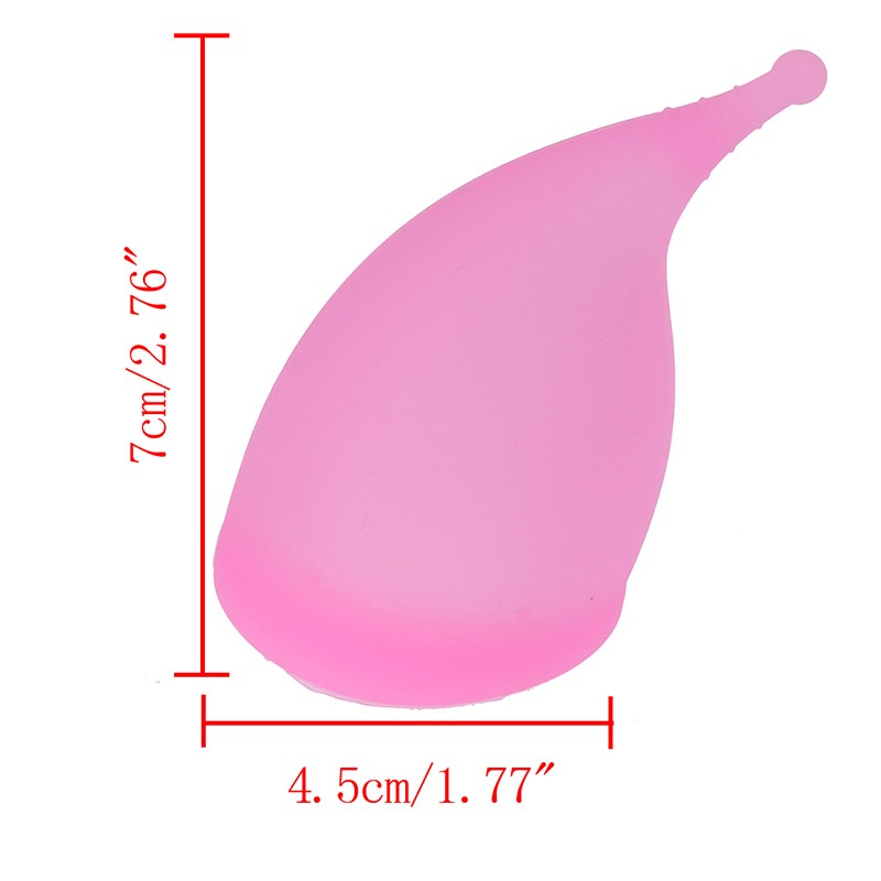 1pc Medical Silicone Menstrual Cup Feminine Hygiene Menstrual Period Cup Lady Health Care Cup