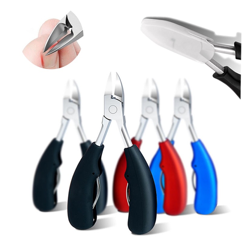 Toe Nail Clippers Nail Correction Thick Ingrown Toenails Nippers Cutters Dead Skin Dirt Remover Pedicure Care Tool 2021