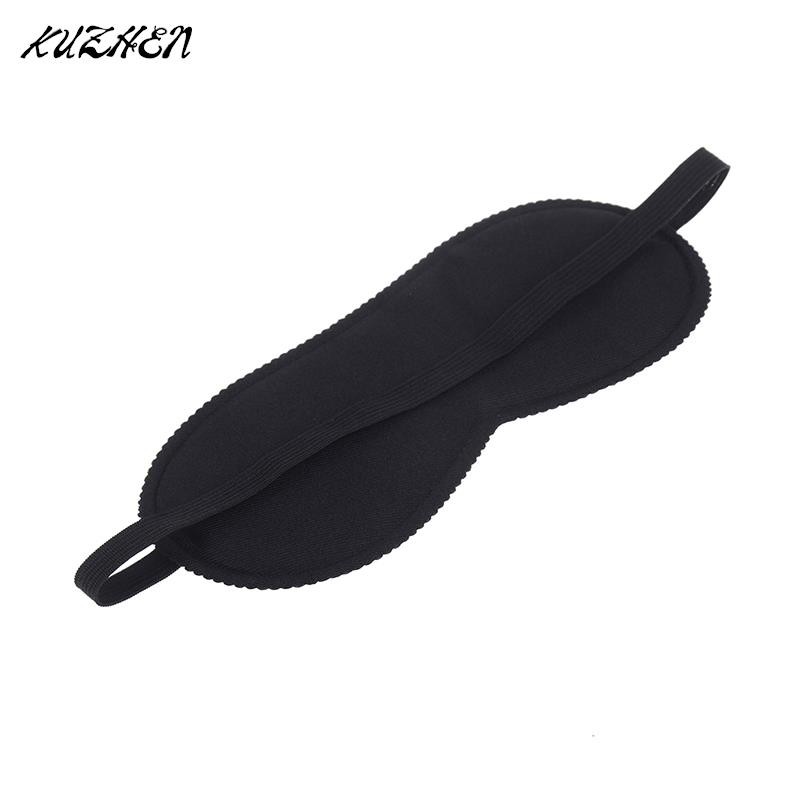 Portable Soft Eye Mask Black Fast Sleep Eye Cover Shade Patch Masks Women Men Blindfold Travel Sleeper