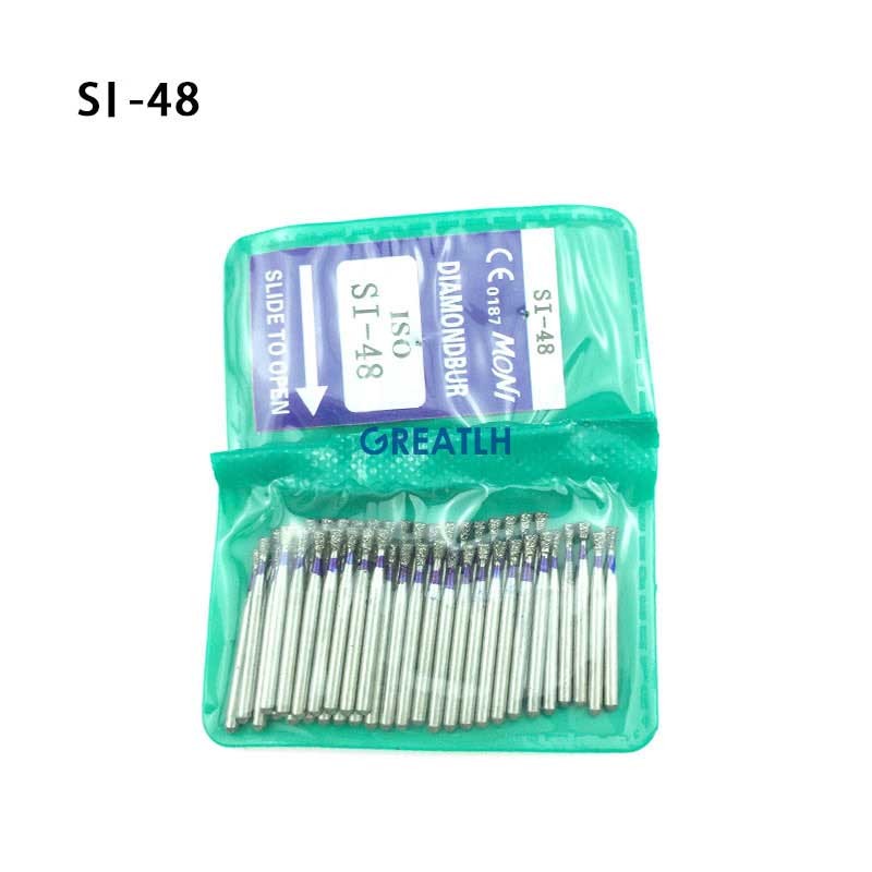 FG Diamond dental burs, high speed, for polishing and smoothing teeth