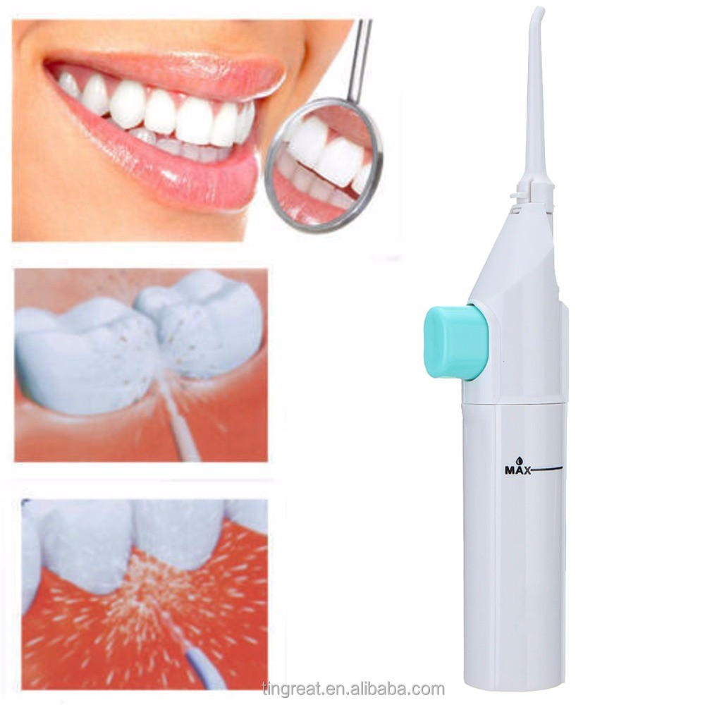 Dental Water Flosser Portable Dental Water Jet Oral Irrigator Tooth Pick No Batteries Teeth Cleaning Whitening Calculus Cleaner Kit