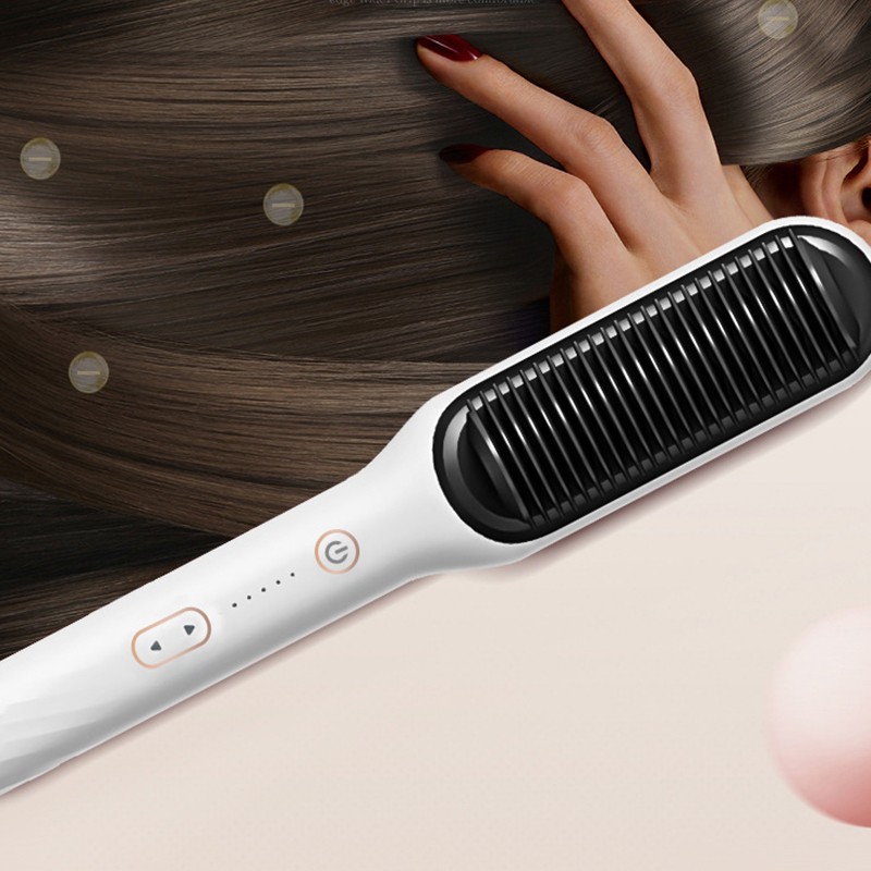 Hot Hair Straightener Comb Straightener Dryer Straightening Brush Iron Beard Hot Electric Comb