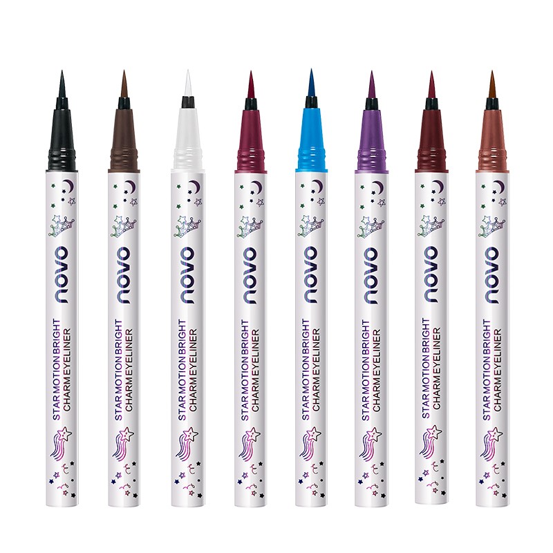 8 Colors New Waterproof Long Lasting Eyeliner Colorful Matte Liquid Eyeliner Pencil Pigment Party Permanent Natural