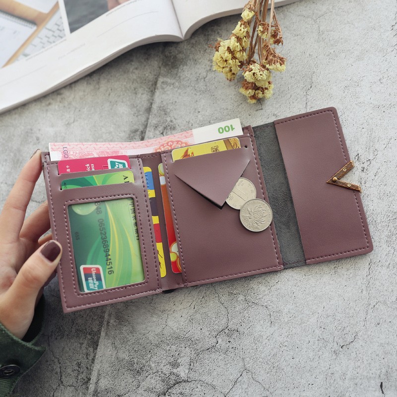 Women Wallet Short Women Coin Purse Wallets Card Holder Ladies Small Purse Female Hasp Clutch Bag Girl Money