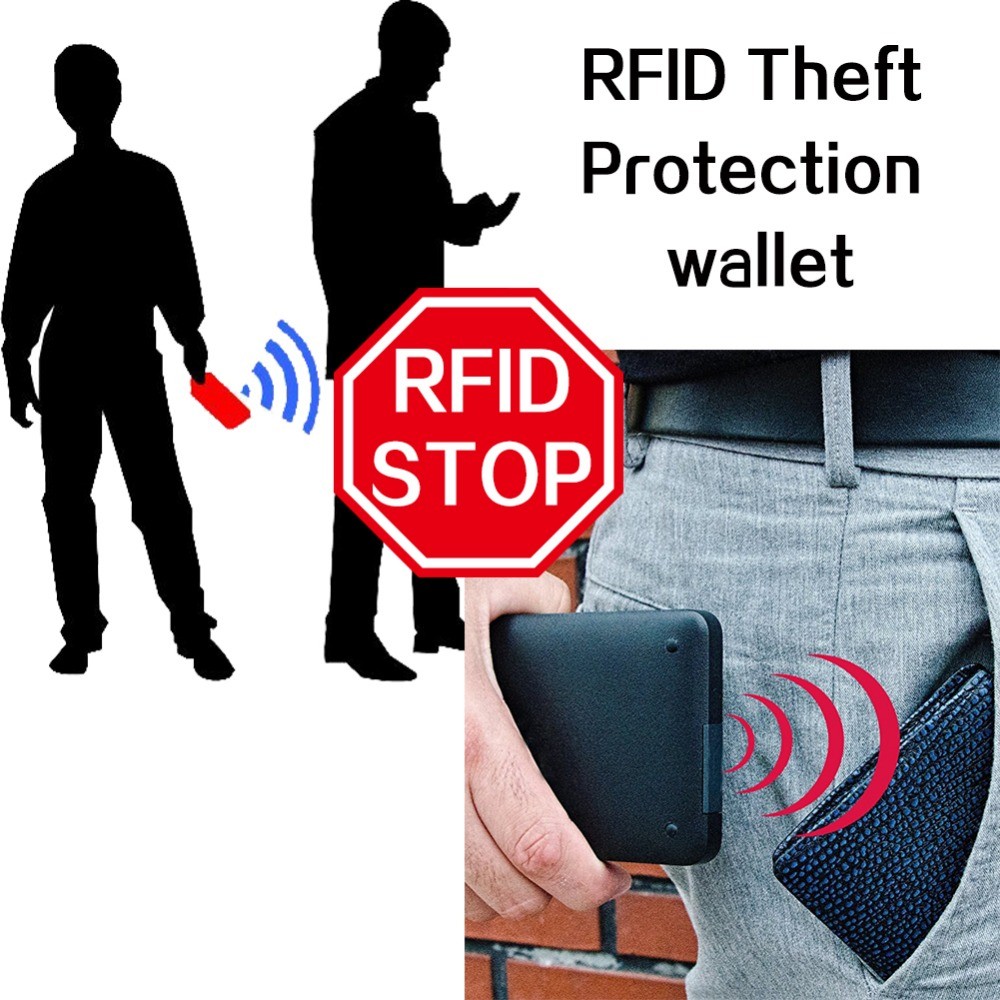 Men's RFID Anti-theft Wallet Zipper Wallet Men's Zipper Wallet Magic Wallet Luxury Wallets & Wallets For Men