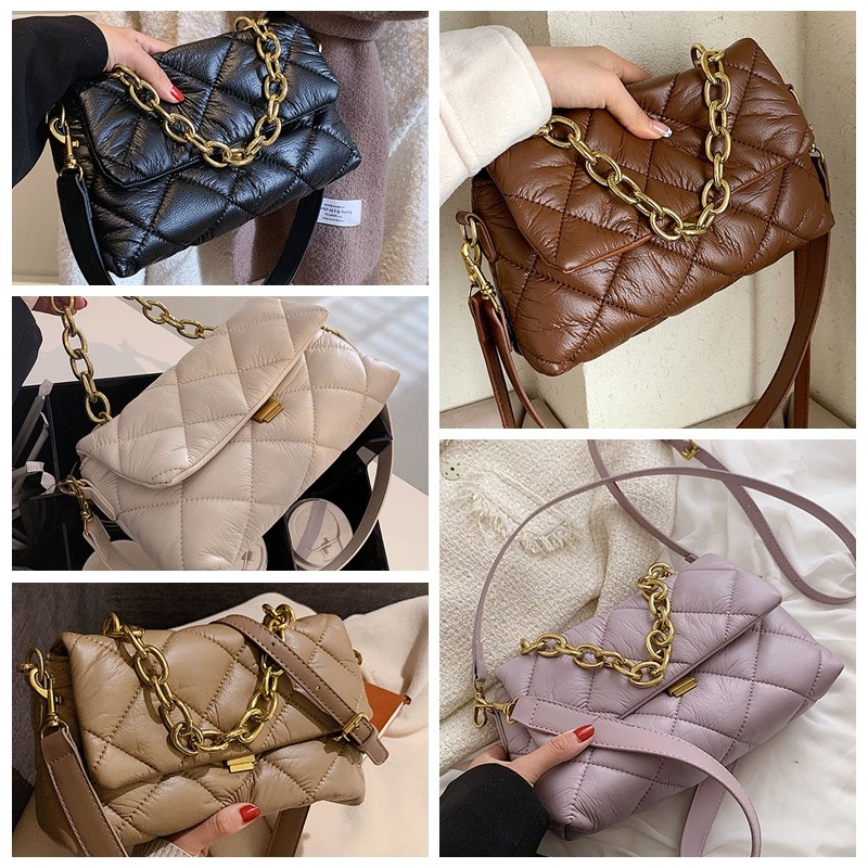 luxury designer shoulder bag women chain purse and handbags female 2022 soft pu leather crossbody bag theme small handbag