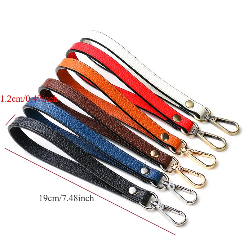 All-match mini bag belt purse belt women's wrist bag belt solid color women's simple handle purse belt bag replacement