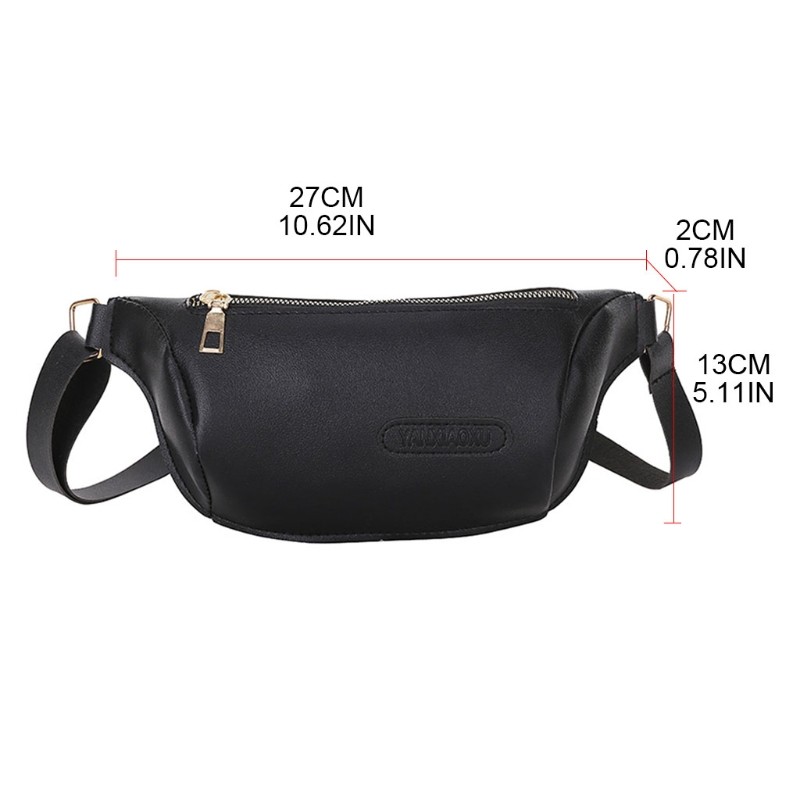 Women Waist Bag Fanny Pack PU Leather Lady Chest Bags Multifunctional Mobile Coin Purse Fashion Travel Bag