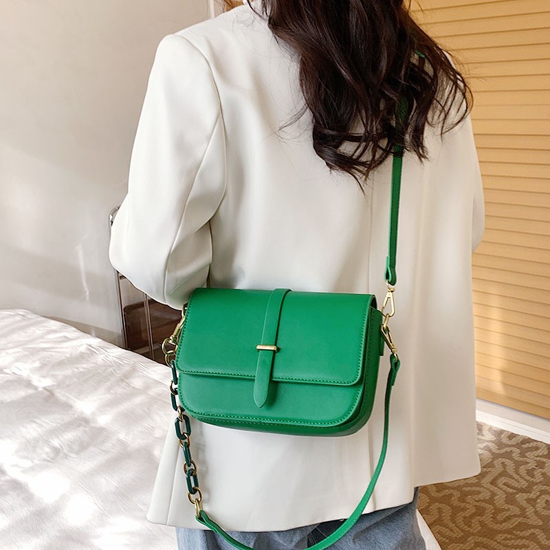 2022 New Women Crossbody Bags Solid Color Fashion PU Leather Women's Face Solid Color Shoulder Bag Female Messenger Bag