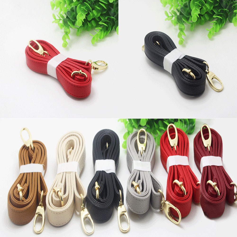 Replacement Parts Adjustable Length One Shoulder Durable Wear Resistant Fashion DIY Strap PU Leather Detachable Bag Strap