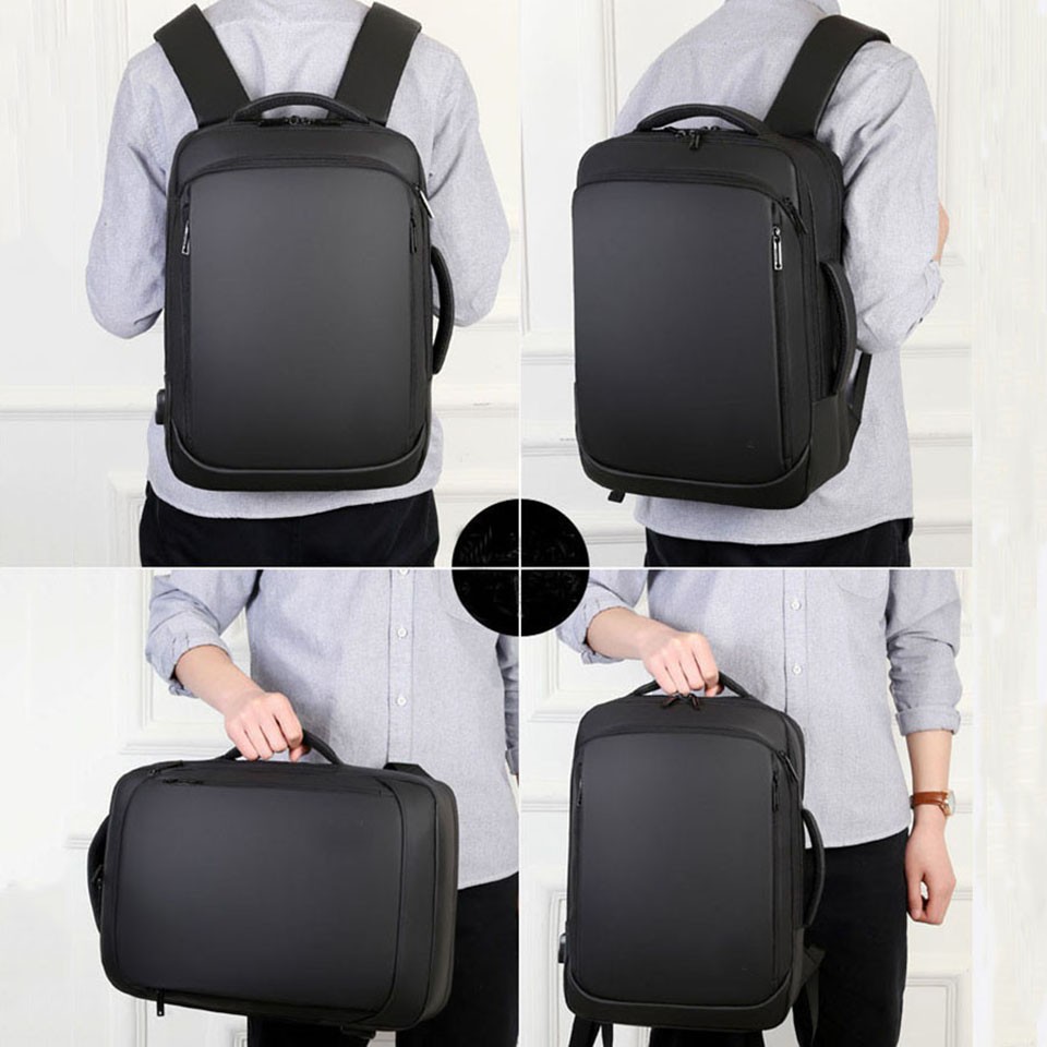 15.6 Inch Portable Backpack Mens Business Notebook Mochila Waterproof Backpack USB Charging Travel Bag Backpack 2020 Male Backpack