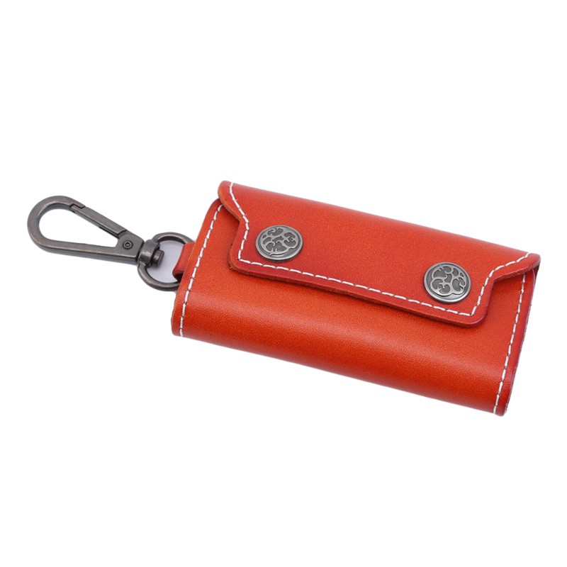 Leather Housekeeper Zipper Card Case Men Women Car Key Key Holder Organizer Fashion Money Bag Wallets