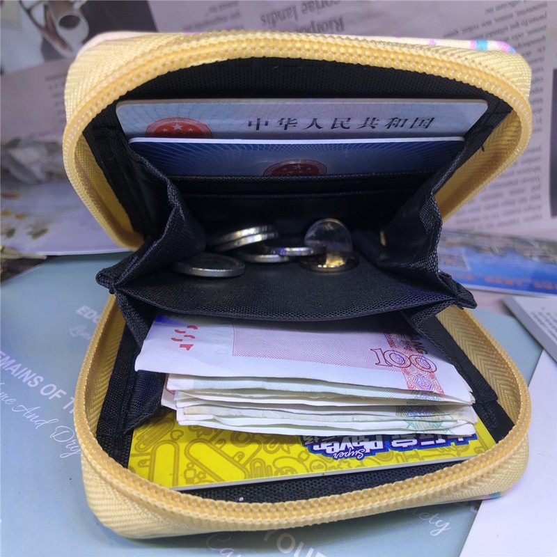 Disney 2022 New Mickey Fashion Women Wallet Short Women Coin Purse PU Zipper Multi Card Slot High Quality Student Walletg