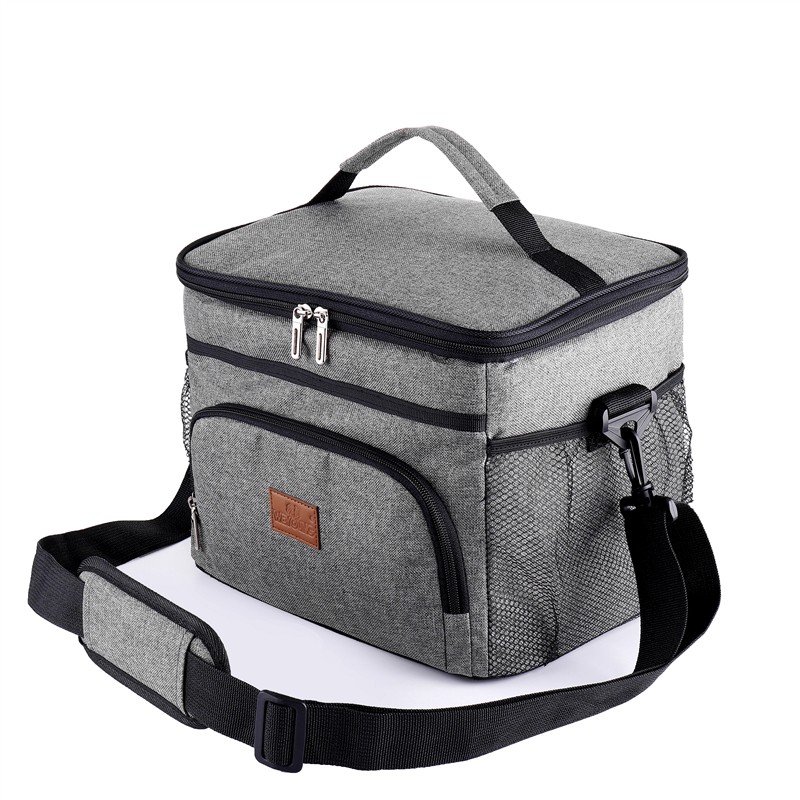 15L Insulated Thermal Lunch Box Bag Picnic Work Bag Car Snow Bag Tall Bag