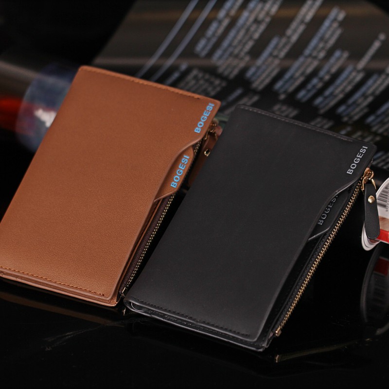 Hot Fashion Men Wallet Wallets For Women With Checkbook Holder Purse Clutch Slim Wallet Men Purses With Coin Zipper Gift Bag